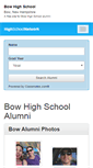 Mobile Screenshot of bowhighschool.org